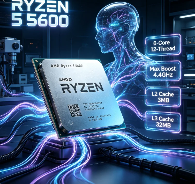 Amd Cpu Ryzen 5 - B450 B550 X570 Motherboard Compatible CPU