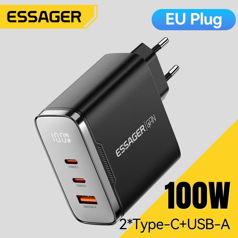 Type C Multiport Adapter - Essager 100W GaN USB Type C