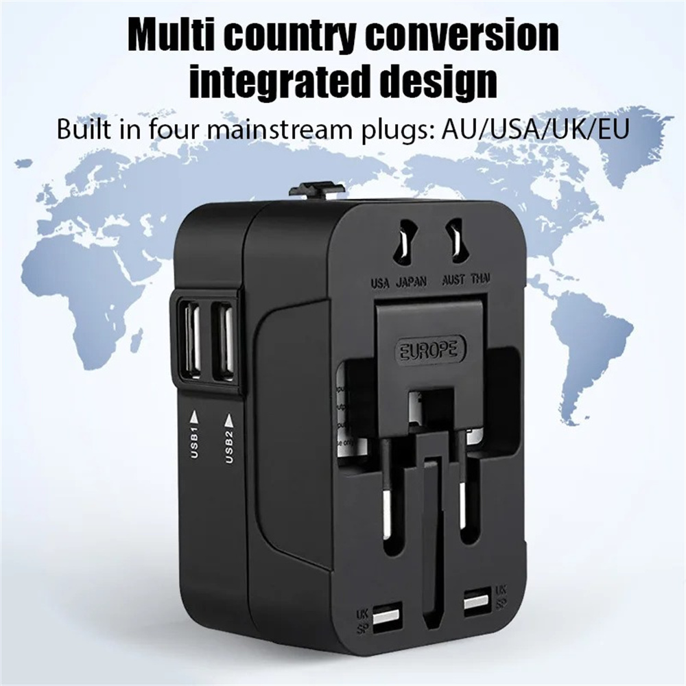 Type C Multiport Adapter - All in One Universal International Plug