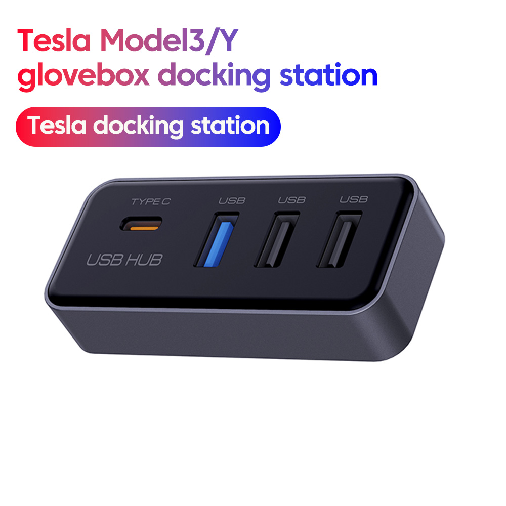 Type C Multiport Adapter - 4 In 1 USB Hub Docking