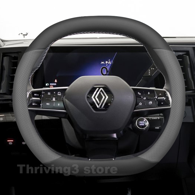 Tech Accessories Hub - Leather Car Steering Wheel Cover For