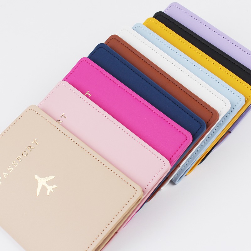 1PCS PU Leather Plane Passport - огляд і ціна Tech Accessories For Travel