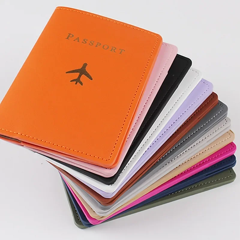 1PCS PU Leather Plane Passport - огляд і ціна Tech Accessories For Travel