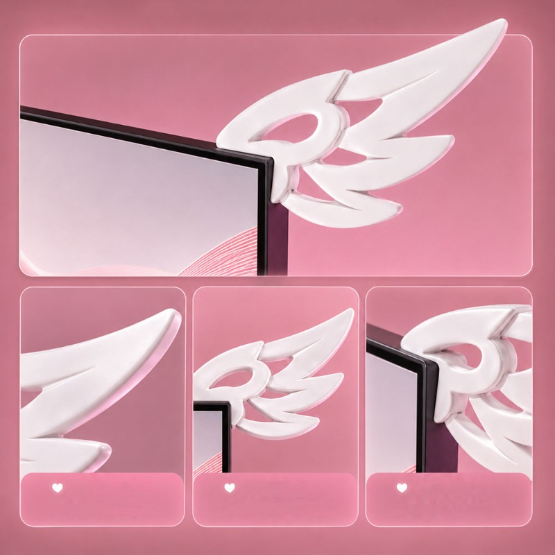 Kawaii 3D Wing Decor for Compu - огляд і ціна Tech Table Accessories