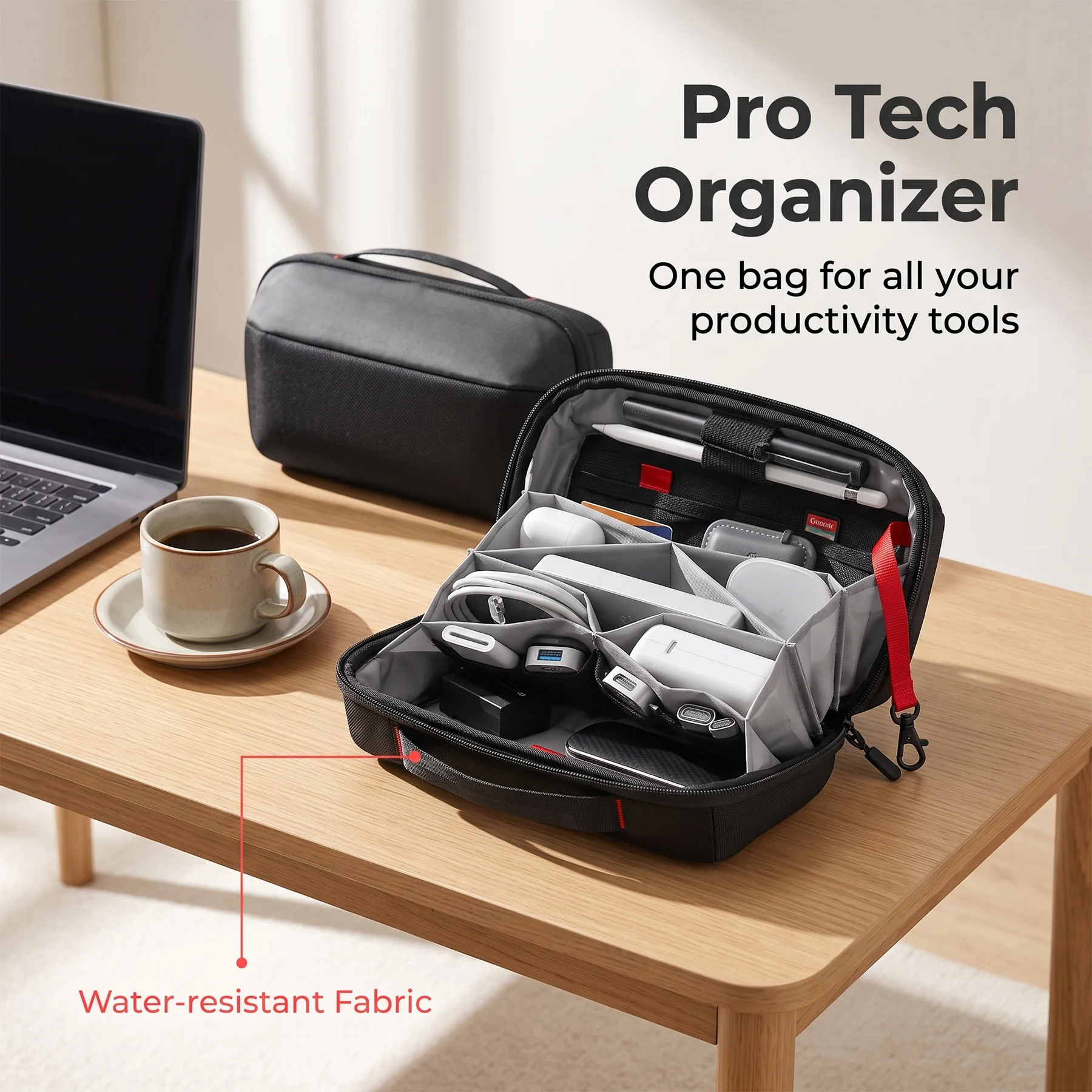 Travel Tech Organizer Pouch, W - огляд і ціна Tech Accessories For Travel