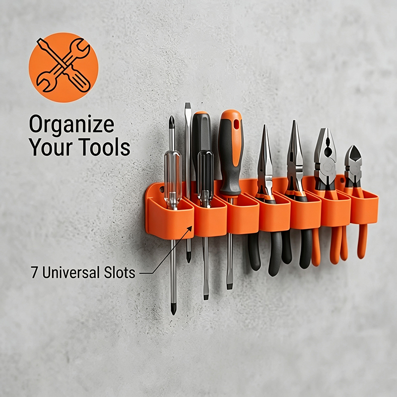 7 Slots Wall Mounted Tool Orga - огляд і ціна Tech Accessories Holder