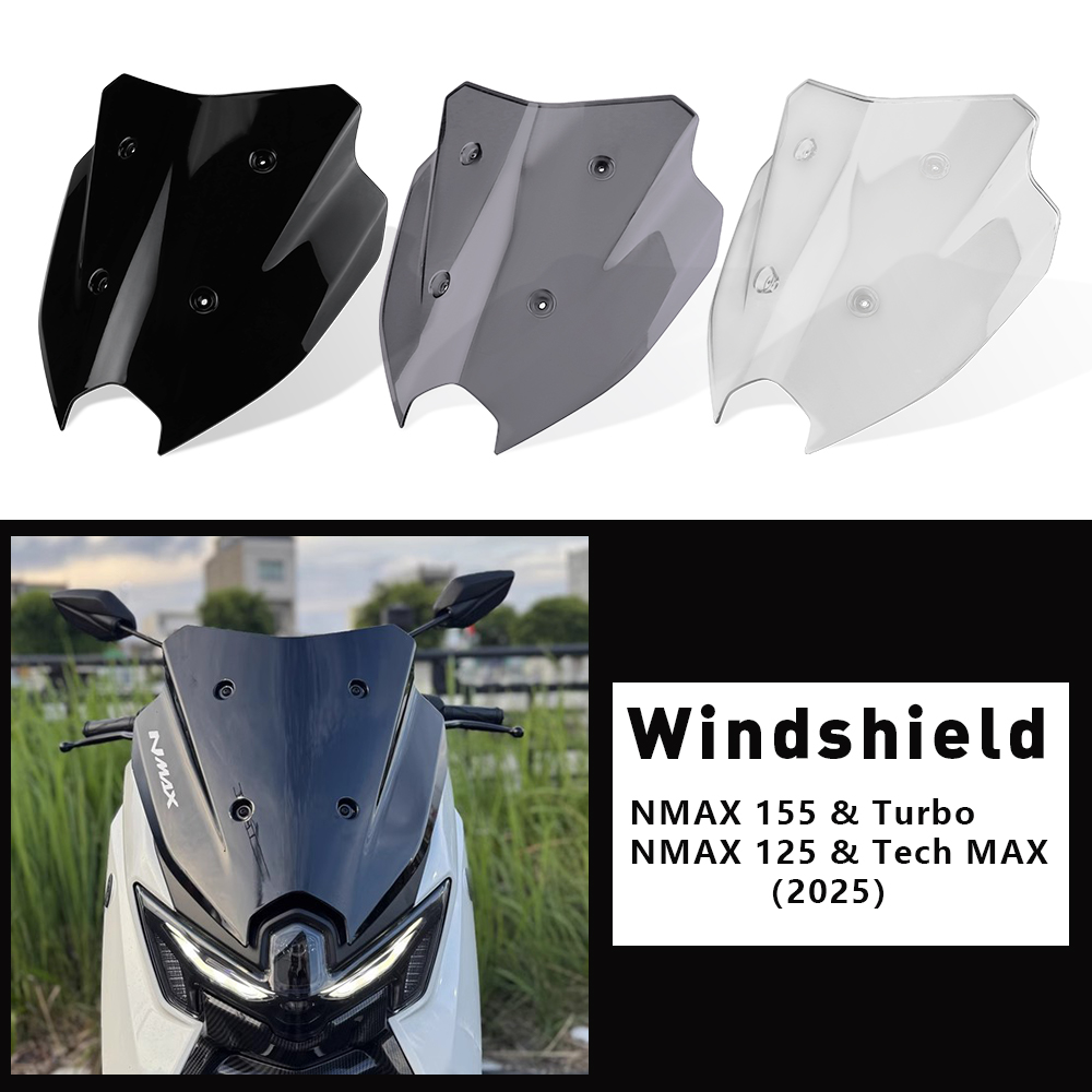 New NMAX 125 Windshield For Ya - огляд і ціна Nmax Tech Max Accessories