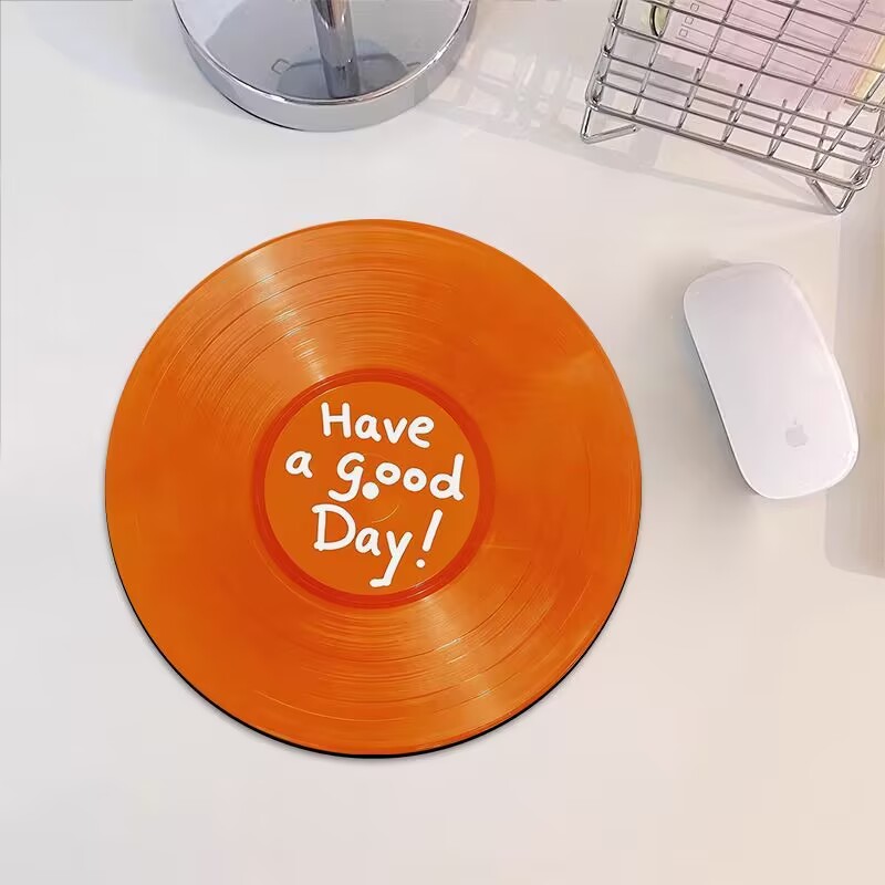 Non-Slip Round Mousepad Vintag - огляд і ціна Tech Table Accessories