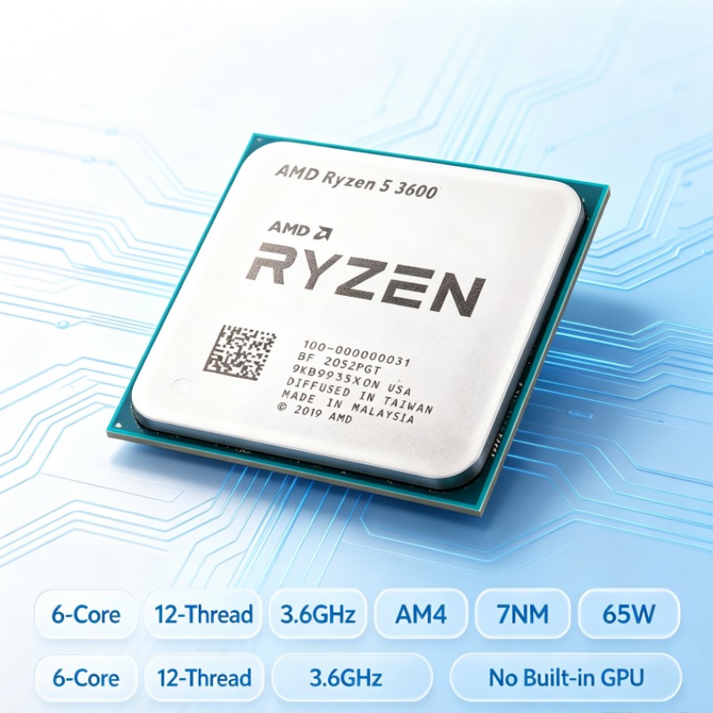 Ryzen 5 3600 6-Core 12-Thread  - огляд і ціна Amd Cpu Ryzen 5