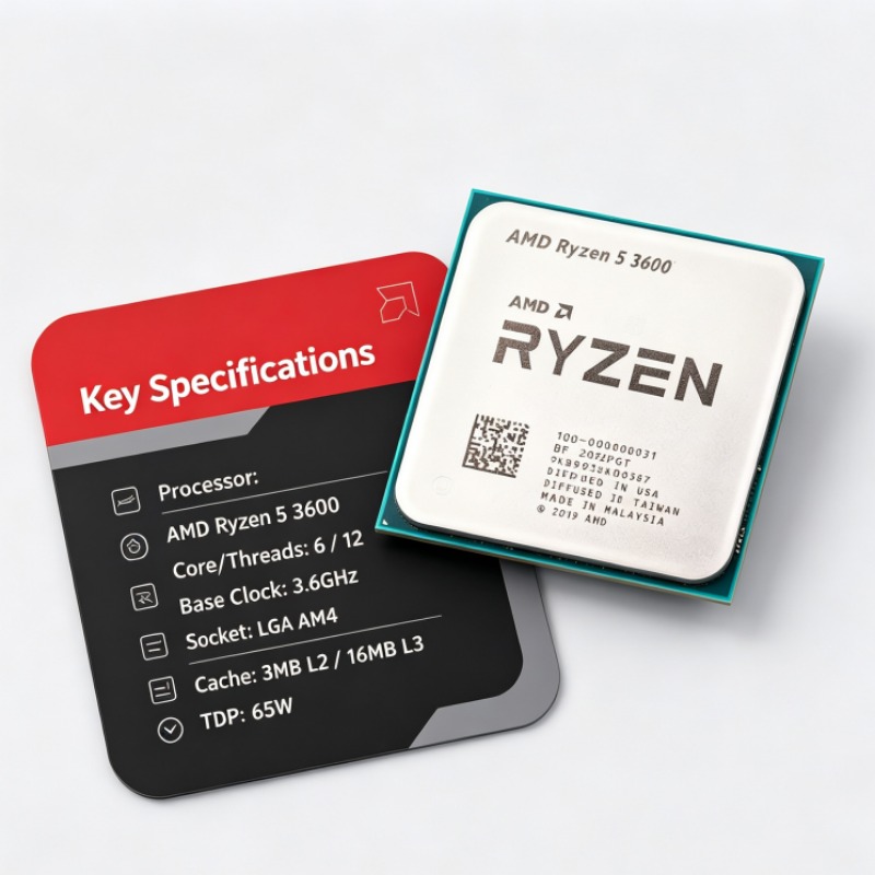 Ryzen 5 3600 6-Core 12-Thread  - огляд і ціна Amd Cpu Ryzen 5