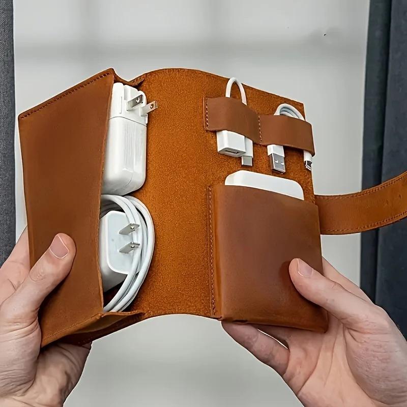 1PC PU Leather Multi-Compartme - огляд і ціна Tech Accessories For Travel
