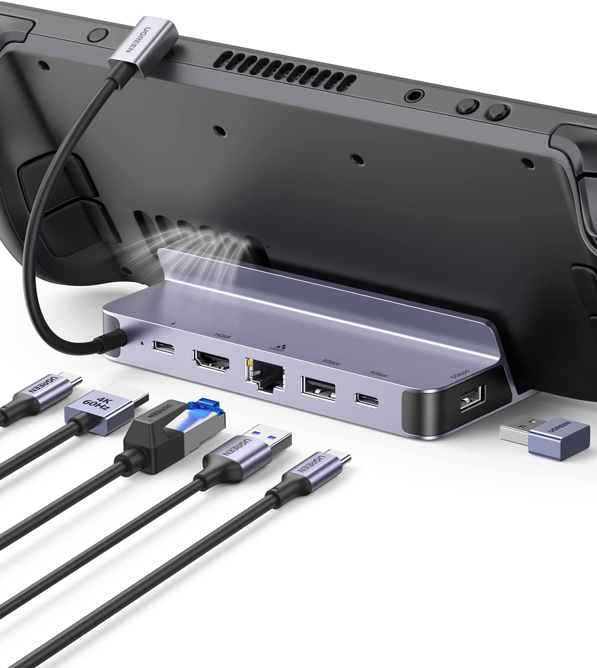 UGREEN Steam Deck Dock 6-in-1  - огляд і ціна Usb C To Hdmi