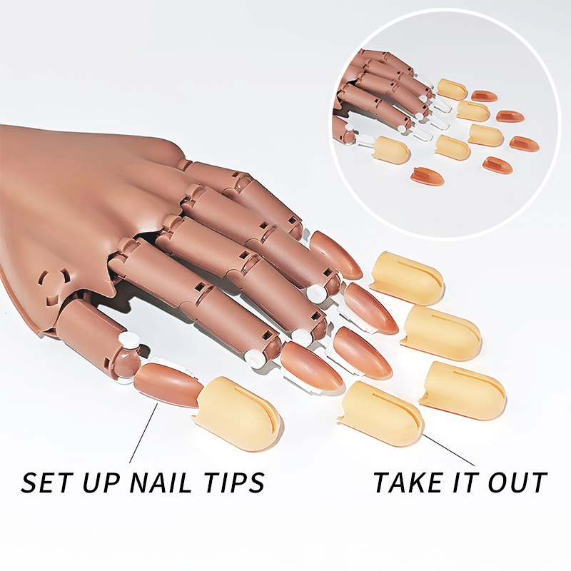Nail Fake Practice Hand Movabl - огляд і ціна Tech Accessories Holder