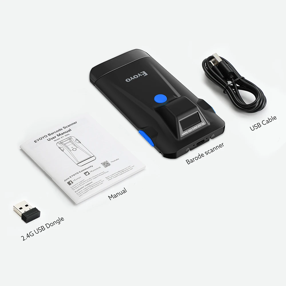 Eyoyo EY-024 2D Bluetooth Barc - огляд і ціна Document Scanner Portable